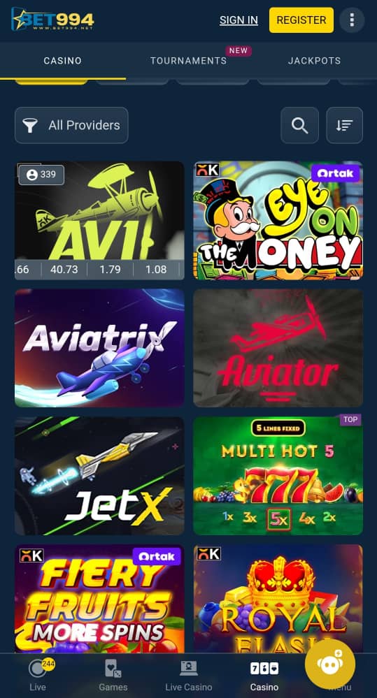 Bet994 app screenshot 3